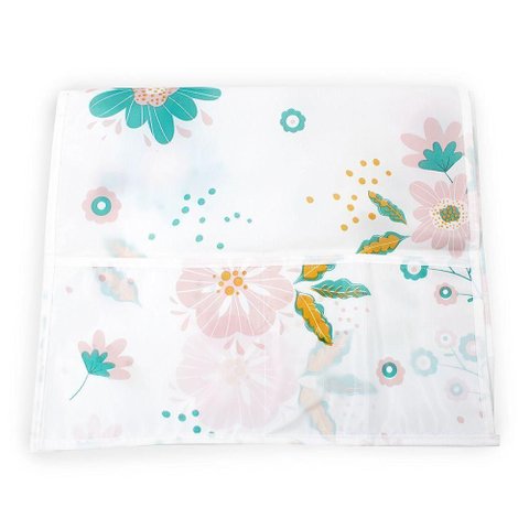 Capa Protetora para Microondas Forno Eletrico Eletrodomesticos 85x35cm Flor Rosa
