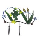 Ver imagem 2 de Gancho Ferro Sapo Kit 4 Uni Decoraçao Enfeite Parede Chaves Bone Quarto Sala Casa Multiuso