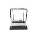 Ver imagem 4 de Pendulo De Newton Pequeno Com Base Espelhada Enfeite Para Decoração De Mesa Escritório Sala Quarto