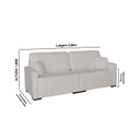 Ver imagem 3 de Sofá Valência 5 Lugares 2,50m em Tecido Linho Conforto, Design Moderno e Sofisticação | de Casa Déco