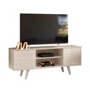 Ver imagem 3 de Rack para TV Rack para Tvs até 55 Tibet 136cm MDP Calacata Off-White Off White Casah