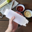 Ver imagem 2 de Bisnaga Invertida Tipo Fifo 550 Ml com Marcador para Molhos