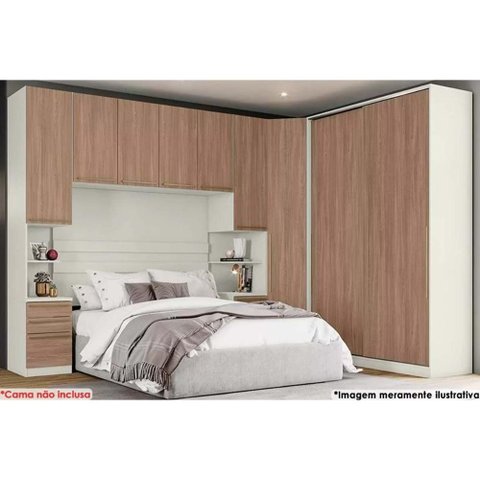 Quarto Planejado Casal Seletto 5 Peças 9 Ptas QM7 Areia
