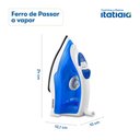 Ver imagem 4 de Ferro de Passar a Vapor FVITA1ESSA Itatiaia 127V Azul