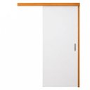 Ver imagem 2 de Porta Correr Lisa Prime Trilho Embutido Concha 82x210 Direito Branco Rodam