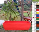 Ver imagem 5 de Kit 3 Vaso Planta 100x30 Jardineira Floreira Polietileno BGPLASTICOS LARANJA SUNSET 010