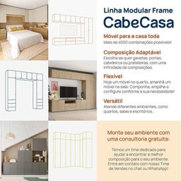 Módulo 45x40 1 Porta Frame Cabecasa madeiramadeira - 2