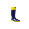 Bota PVC Acquatic Polaina Cano Longo Azul e Amarela - Innpro, Tamanho: 36/37 - 1