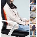 Ver imagem 2 de Assento Massageador de Lombar e Pescoco Almofada Cadeira de Massagem e Banco do Carro para Escritori