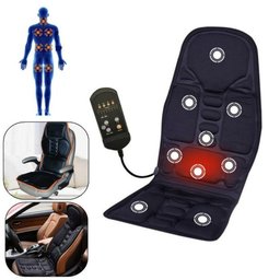 Assento Massageador de Lombar e Pescoco Almofada Cadeira de Massagem e Banco do Carro para Escritori - 4