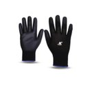 Ver imagem 1 de Kit 10 Luva Flextáctil Multitato Siliconada Preta M