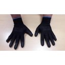 Ver imagem 2 de Kit 10 Luva Flextáctil Multitato Siliconada Preta M