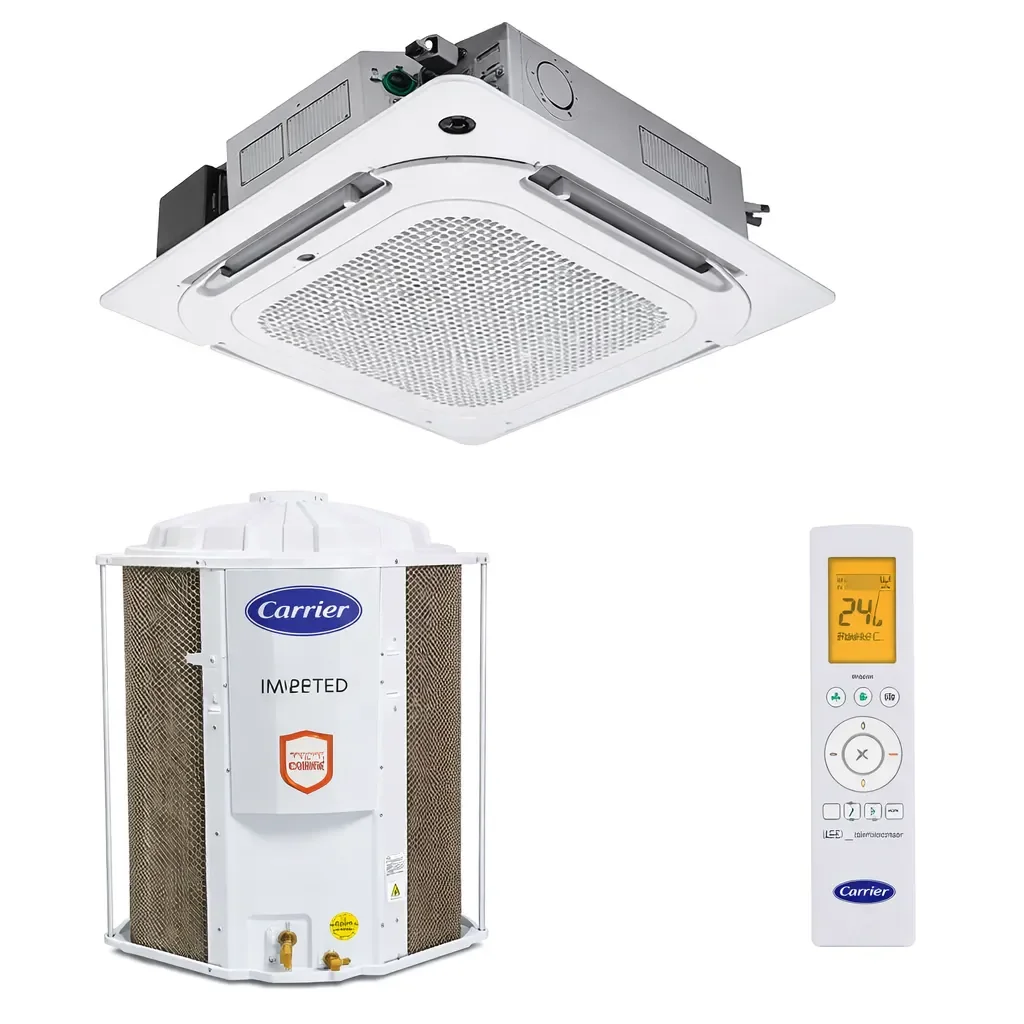 Ar Condicionado Cassete Carrier 4 Via Inverter 54.000 Btu Frio 220V R-32 40KVQC60C5
