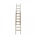Ver imagem 1 de Escada Madeira Eucalipto Alongável 2 Partes 9 Degraus - Volpato, Tamanho: 9 Degraus