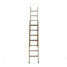 Escada Madeira Eucalipto Alongável 2 Partes 9 Degraus - Volpato, Tamanho: 9 Degraus - 1