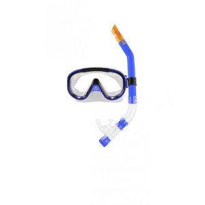 Kit Mergulho Snorkel Play Azul com Sacola - Albatroz, Opção: Azul