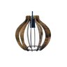 Pêndulo de Teto - Luminária Pendente Esqueleto Tabaco Claro - 1