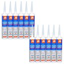 Ver imagem 1 de Kit 12 Silicone Branco Acetico Autofix 230g