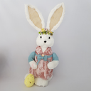 Ver imagem 7 de Coelha Páscoa Fios de Sisal Branco