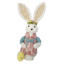 Ver imagem 1 de Coelha Páscoa Fios de Sisal Branco