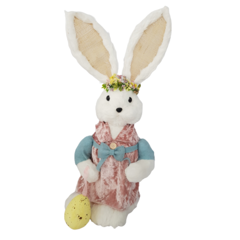 Coelha Páscoa Fios de Sisal Branco