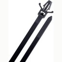 Ver imagem 2 de Abraçadeira Cinta Plastica com Clip Flecha p Chicote 13,5cm REIMOLD