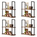 Ver imagem 1 de Kit 4 Prateleiras Multiuso Industrial 60 cm Ariel Demolição - Pallazio