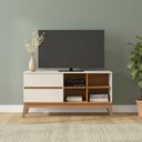 Ver imagem 1 de Rack de TV 55" com Nichos 136cm Santiago Soluzione Móveis