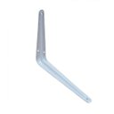 Ver imagem 1 de Kit 12 Cantoneira de Aço 8x10" Branca para Prateleira