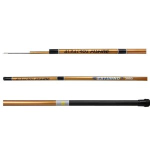 Vara Fibra Vidro Pesca Saturno 3m X 3 Partes Telescópica sem Suporte Molinete - Albatroz, Tamanho