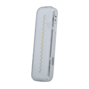 Luminária de Emergência Led Bivolt 30 Leds 20x6,3cm 2w Potência 6400k Temperatura Durín