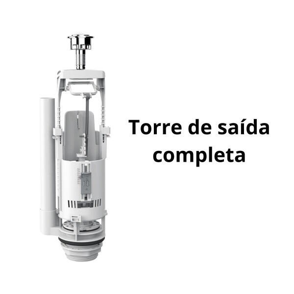 Kit Mecanismo Duo Flow para Caixa Acoplada Lorenzetti / Fiori - 3