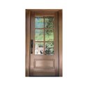 Ver imagem 1 de Porta de Entrada Esquadria em Peroba com 1 Folha S 6 Quadros Vidros 6 Mm 1,00 X 2,10 M L X a