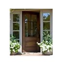 Ver imagem 2 de Porta de Entrada Esquadria em Peroba com 1 Folha S 6 Quadros Vidros 6 Mm 1,00 X 2,10 M L X a