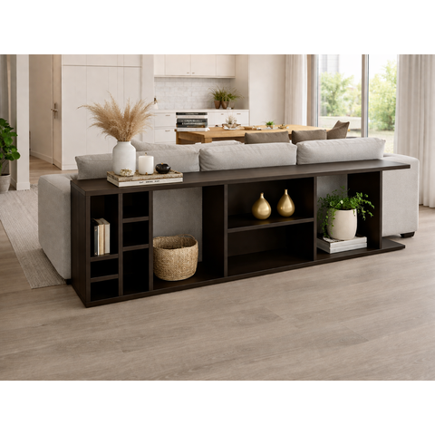 Aparador Mesa para Sofá com Adega Nicho Decoração