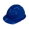 Kit 3 Capacete Proteção Plástico Carneira Interna Azul - 1