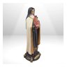 Santa Terezinha em Resina Premium com Aureola 30 Cm Linda - 2
