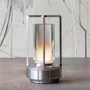 Ver imagem 2 de Luminária Led Mesa Recarregável Usb Alumínio Luxo Premium Prata