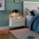 Ver imagem 1 de Mesa de Cabeceira 2 Gavetas L67,5 X A51cm Mdf