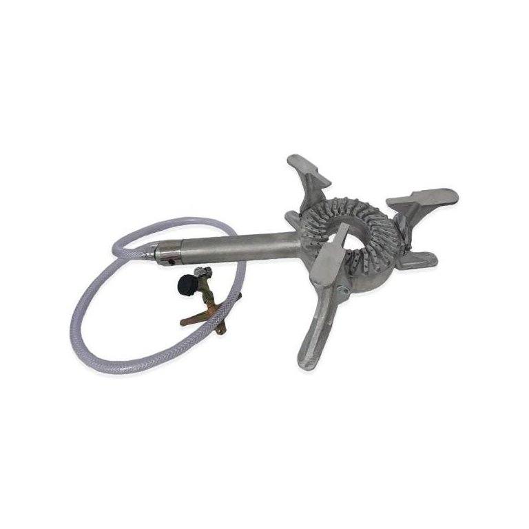 Fogareiro Alumínio Fundido Mini sem Suporte Mangueira 90cm - Volpato