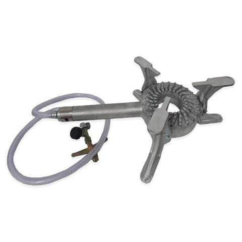 Fogareiro Alumínio Fundido Mini sem Suporte Mangueira 90cm - Volpato