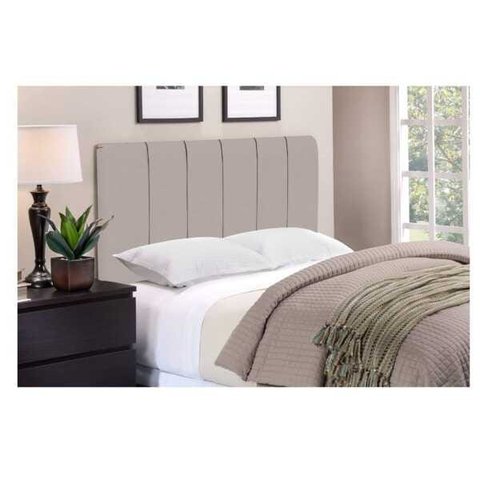 Cabeceira de Cama Box Milão Casal 1,60 Suede Nude - Comprar Moveis Em Casa