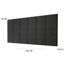 Ver imagem 2 de Cabeceira de Cama Box Milão Casal 1,60 Suede Preto - Comprar Moveis Em Casa