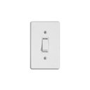 Ver imagem 1 de Interruptor Elétrico 1 Tecla Paralela com Placa Branca - Ilumi, Opção: Branco(a)