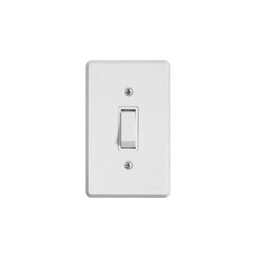 Interruptor Elétrico 1 Tecla Paralela com Placa Branca - Ilumi, Opção: Branco(a) - 1