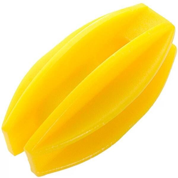 Isolador tipo Castanha Amarelo Embalagem com 100 unidades - CNI, Opção: Amarelo (a)
