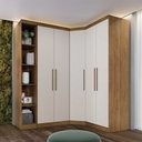 Ver imagem 1 de Guarda Roupa Modulado Safira 009 em Mdf com 5 Portas e 6 Gavetas