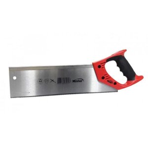 Serrote Meia Esquadria Dentes Aço Temperado 14" Cabo Plástico - Mister, Tamanho: Serrote Meia