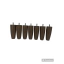 Ver imagem 4 de Kit Pes Cama Box 8 Pes Marron com 12 Cm de Altura