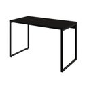 Ver imagem 1 de Mesa para Escritório Office Estilo Industrial 1,20m Kuadra Preto Ônix